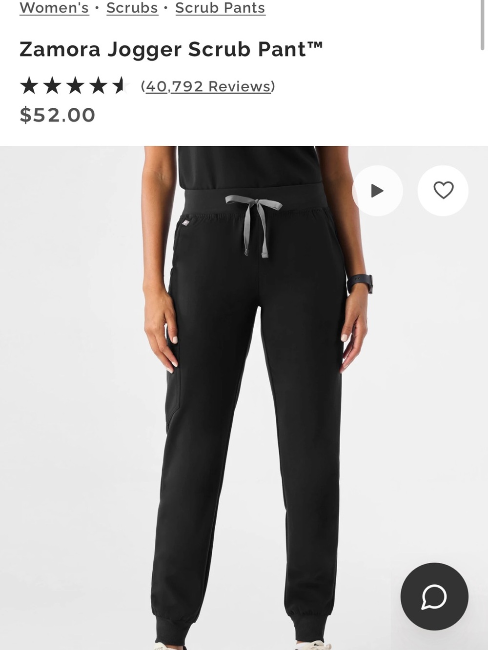 FIGS Women’s Zamora Jogger Scrub Pants